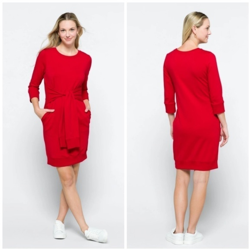 Universal Standard Misa Dress in Red Women’s 10-12 NEW NWT